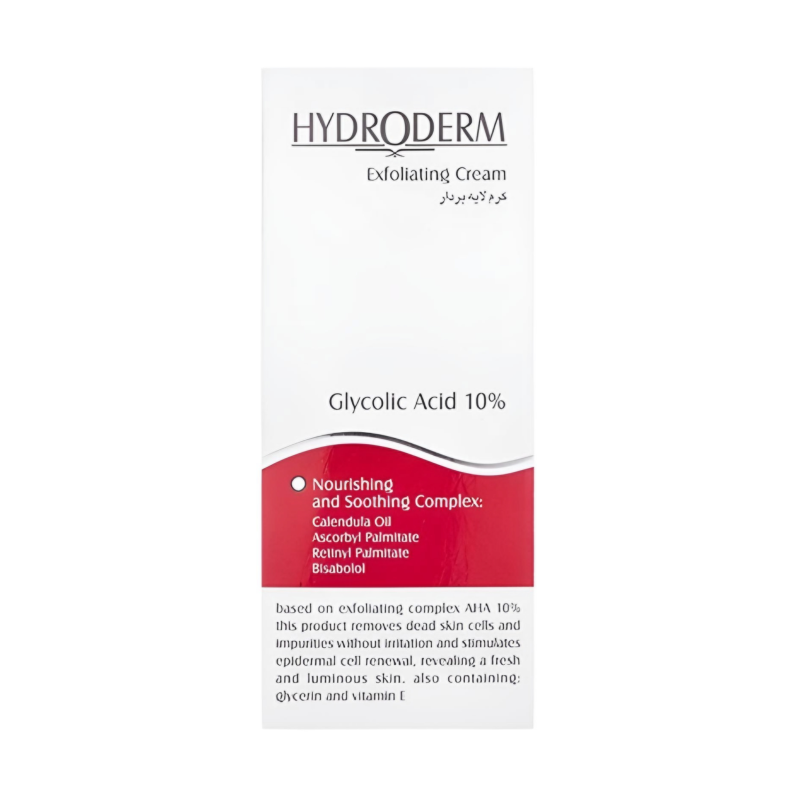 کرم لایه بردار گلیکولیک اسید10% هیدرودرم_Hydroderm Exfoliating Cream - تصویر 2