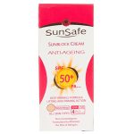 کرم ضد آفتاب و ضد چروک SPF50 بژ طبیعی سان سیف_Sun Safe Anti Ageing Sunblock Cream SPF50 - تصویر 2