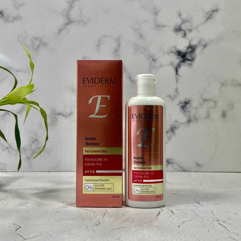 شامپو حاوی کراتین مناسب موهای رنگ شده اویدرم_Keratin Colored Hair Shampoo - تصویر 3