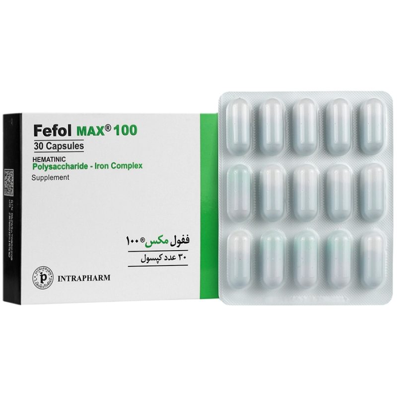 کپسول ففول مکس100_Intrapharm Fefol Max 100 - تصویر 1