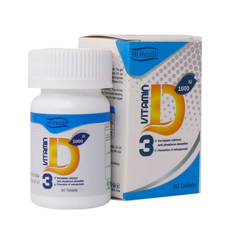 قرص ویتامین د3 1000 های هلث_Hi Health Vitamin D3 1000 IU - تصویر 1