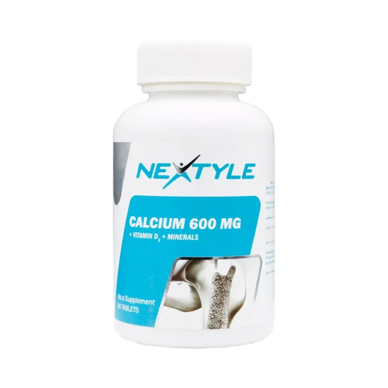 قرص کلسیم ویتامین د3 مینرال نکستایل_Calcium 600 mg And Vitamin D3 And Minerals - تصویر 1