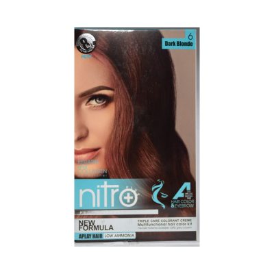کیت رنگ مو و ابرو نیترو بلوند تیره شماره 6