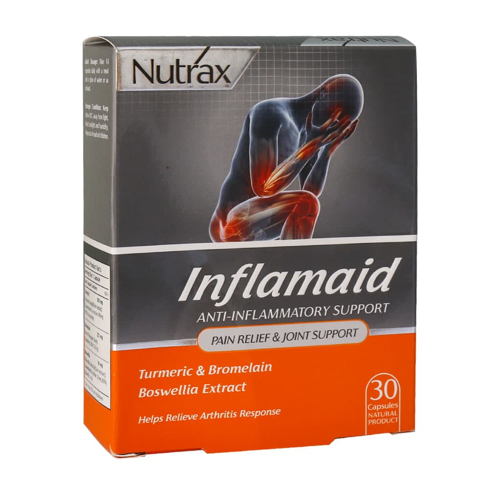 نوتراکس اینفلامید_Inflamaid Nutrax - داروخانه آنلاین اصفهان دارو | ارسال رایگان | تحویل فوری نمای ۲