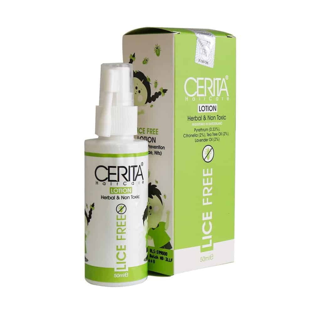 لوسیون ضد شپش لایس فری سریتا مناسب انواع مو 50 میلی لیتر_Cerita Lice Free Hair Care Lotion 50 ml - داروخانه آنلاین اصفهان دارو | ارسال رایگان | تحویل فوری نمای ۲