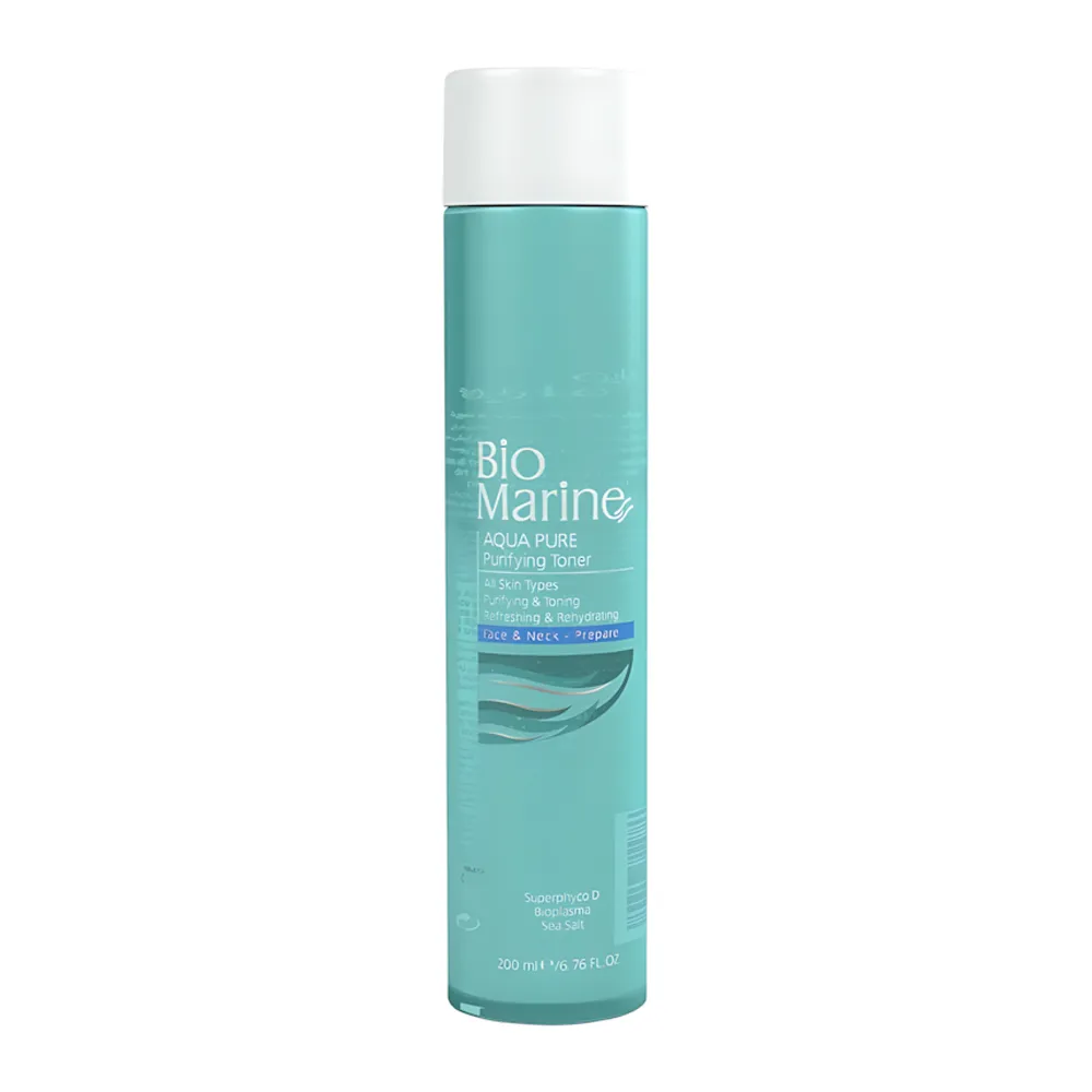 تونیک پاک کننده صورت بایومارین 200میلی_Aqua Pure Purifying And Toner Bio Marine - داروخانه آنلاین اصفهان دارو | ارسال رایگان | تحویل فوری نمای ۲