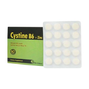 قرص سیستین ب6+زینک_بایوفورمولا CYSTINE B6+ZINK