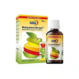 قطره بیبی جویس یوروویتال - Baby Juice - داروخانه آنلاین اصفهان دارو | ارسال رایگان | تحویل فوری نمای ۲