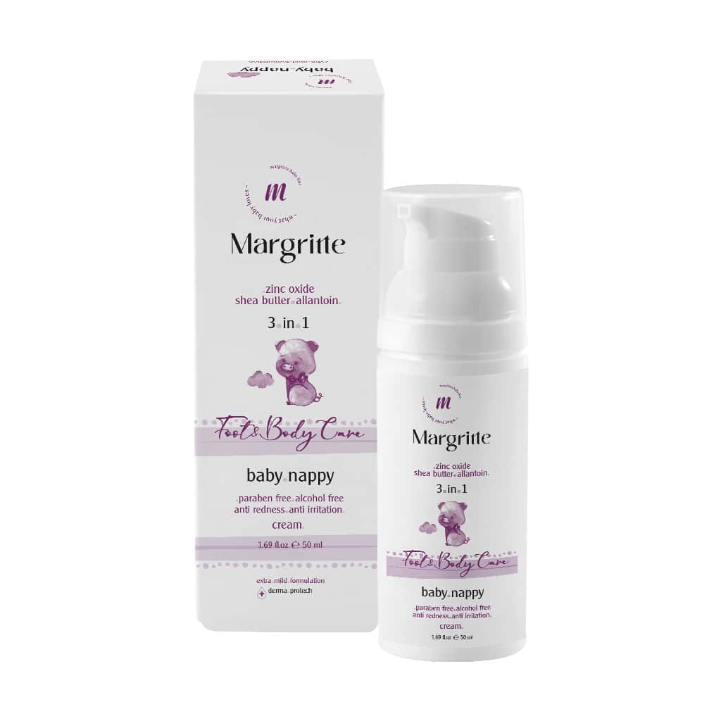 Margritte-Baby-Nappy-Cream کرم سوختگی پای کودک مارگریت 50 میلی لیتر- Margritte Baby Nappy Cream 50 ml - تصویر 1