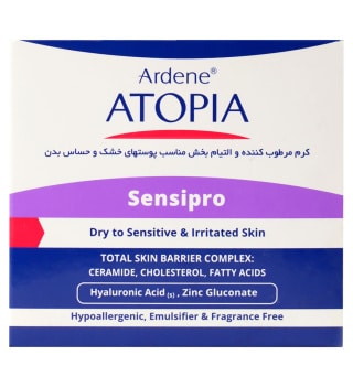 کرم مرطوب کننده مناسب پوست های خشک و حساس بدن 150میلی 