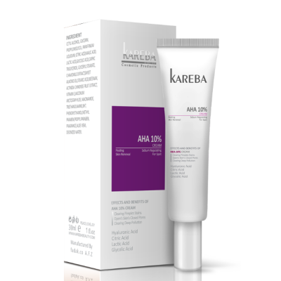 کرم لایه بردار AHA 10% کاربا 30 میل