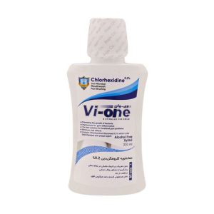 دهان شویه آنتی باکتریال کلرهگزیدین 2% وی وان