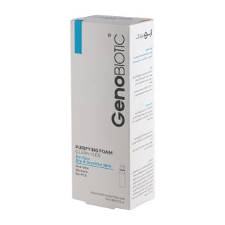 فوم شستشو پوست خشک ژنو بایوتیک