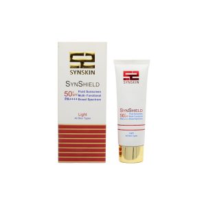 فلوئید ضد آفتاب ساین اسکین با +SPF50 رنگ روشن
