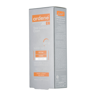 کرم ضد آفتاب بدون رنگ آقایان آردن مدل Oil Free با SPF50مناسب انواع پوست-حجم50میلی