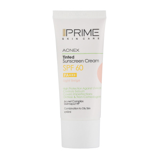 ضد آفتاب بژ روشن پرایم مدل Oil Free با SPF60 مناسب پوست چرب-40میلی ضد آفتاب بژ روشن پرایم مدل Oil Free با SPF60 مناسب پوست چرب-40میلی