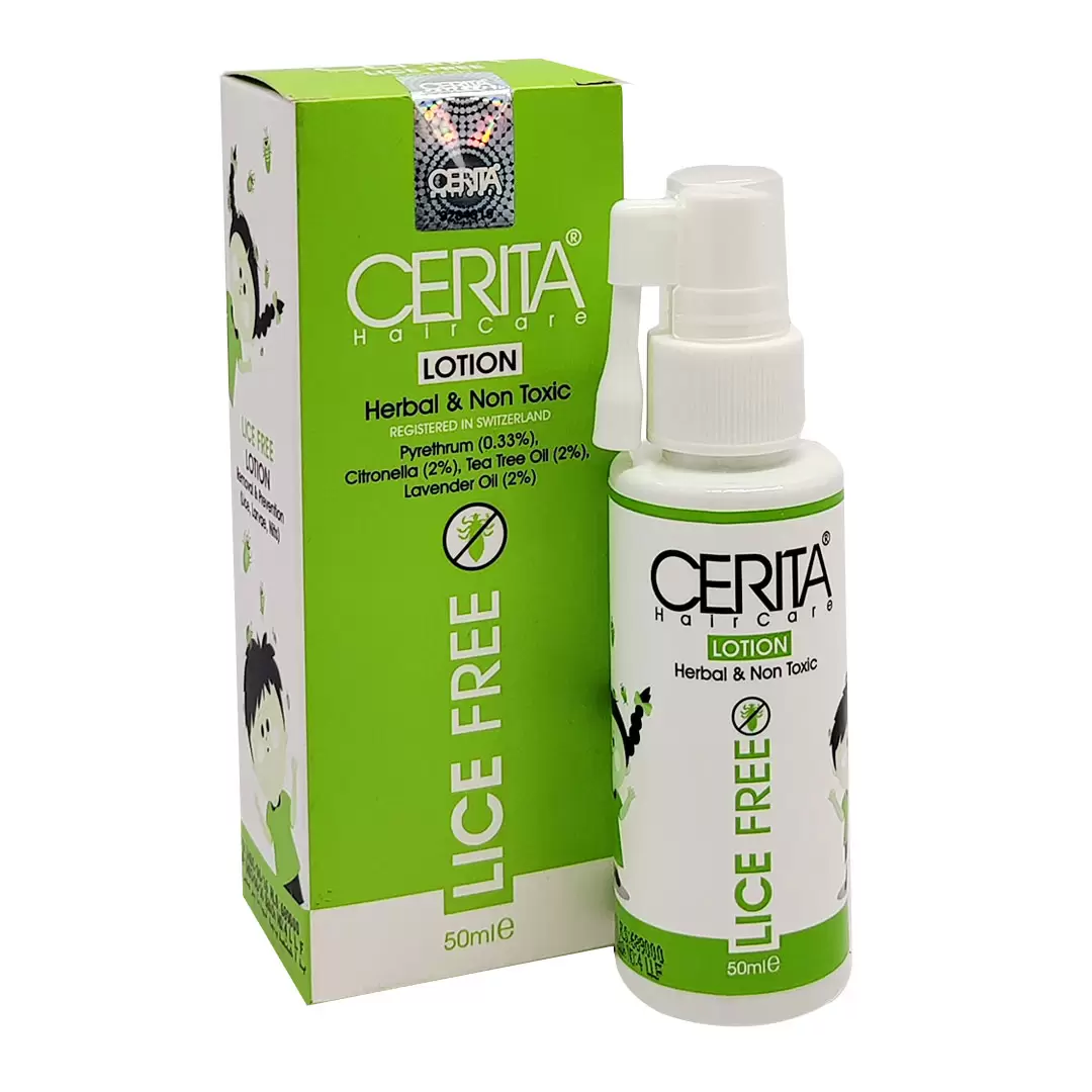 لوسیون ضد شپش لایس فری سریتا-50میلی لوسیون ضد شپش لایس فری سریتا-50میلی