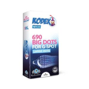 کاندوم خاردار 690 بیگ داتس کدکس-بسته 10 عددی