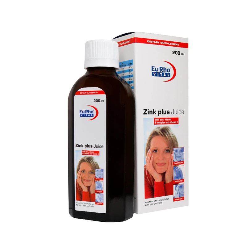 شربت زینک پلاس یوروویتال_Eurho Vital Zinc Plus Juice with B Complex and Vitamin C شربت زینک پلاس یوروویتال_Eurho Vital Zinc Plus Juice with B Complex and Vitamin C