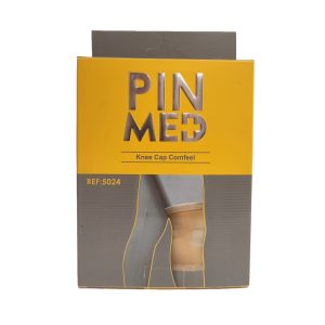 زانوبند کشی کرم رنگ (جفت) PIN MED سایز L