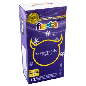 کاندوم تاخیری فیستا (Fiesta) مدل ice energy بسته 12 عددی