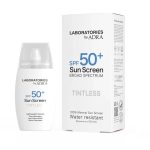 کرم ضد آفتاب SPF50 بدون رنگ لابراتوریز آدرا